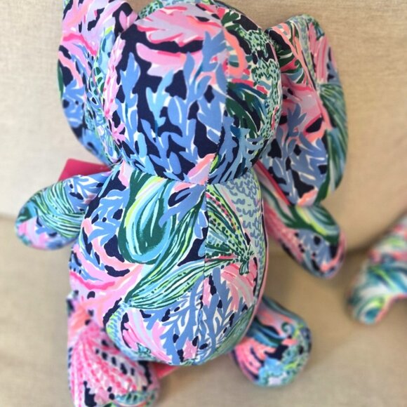 NWT Lilly Pulitzer MINNIE Stuffed Elephant Plush Toy Bringing Mermaid Back - Picture 3 of 3
